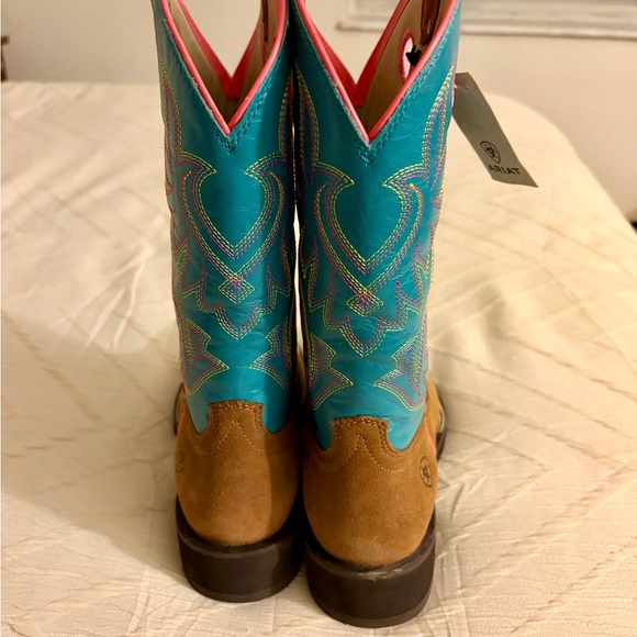 Ariat Elko #10050888 leather western cowboy boots 8.5 NWT - Picture 5 of 8